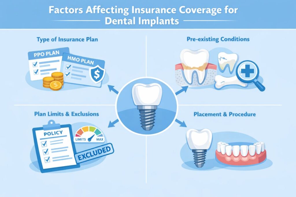 Factors Affecting Insurance Coverage for Dental Implants